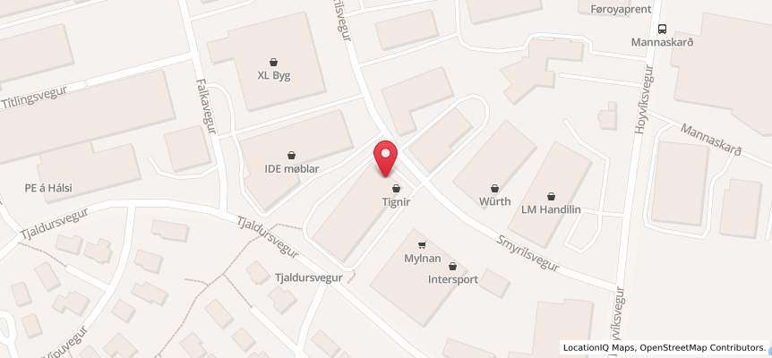 Andreas Pauli Poulsen map location